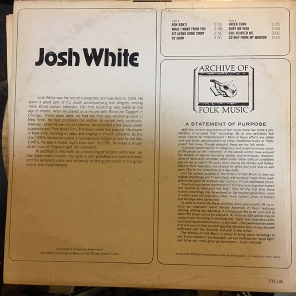 Josh White - Josh White