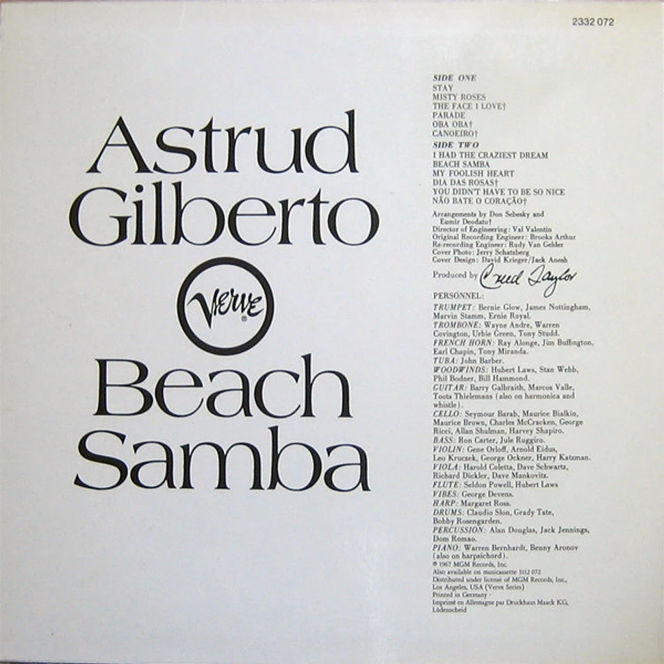 Astrud Gilberto - Beach Samba