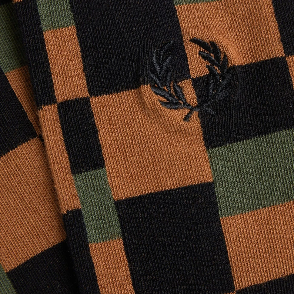 Fred Perry - Glitch Print Brushed Sock