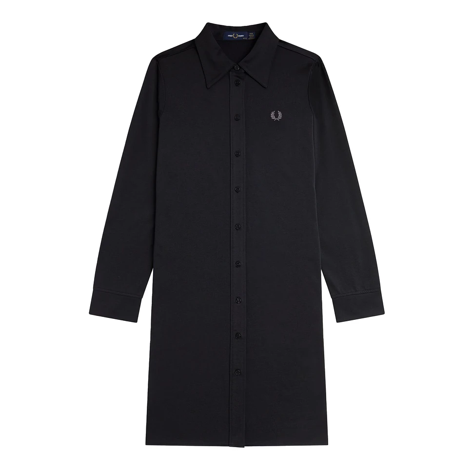 Fred Perry - Button-Through Jersey Shirt Dress