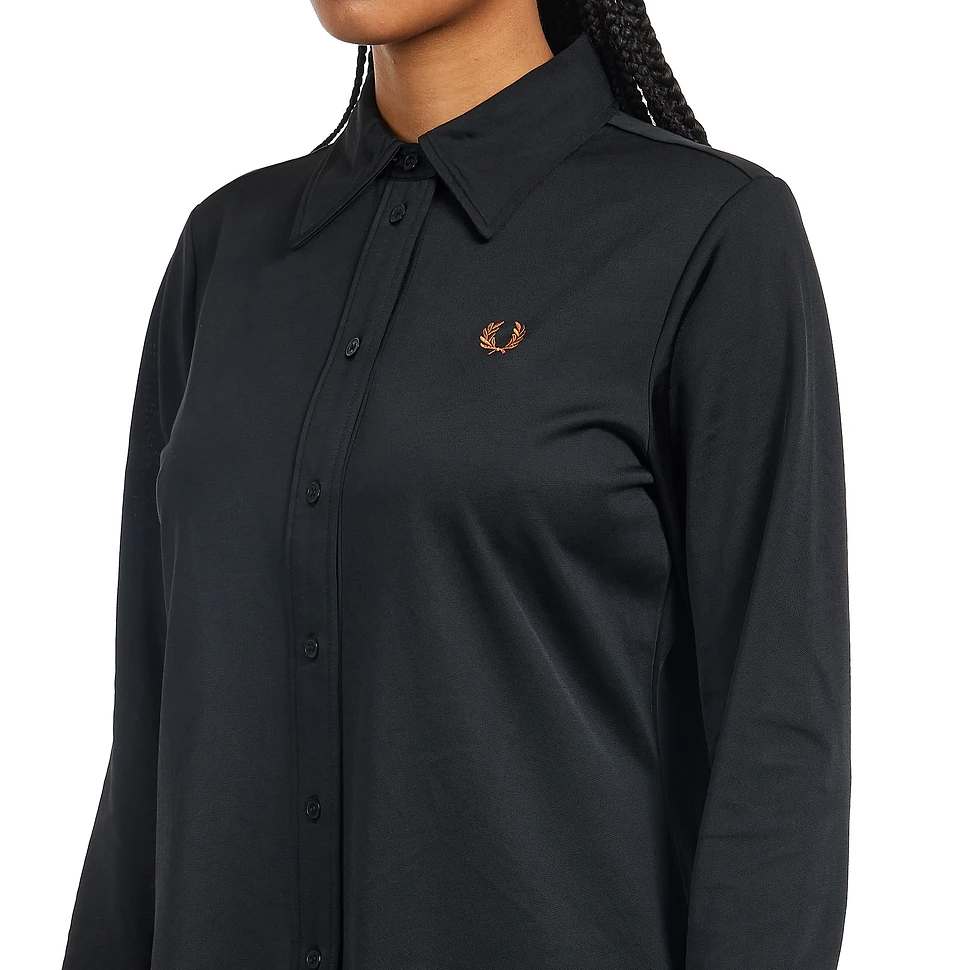 Fred Perry - Button-Through Jersey Shirt Dress