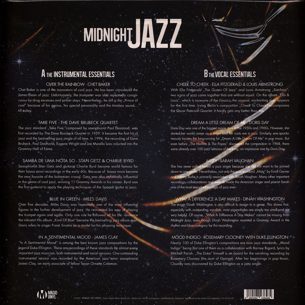 V.A. - Midnight Jazz White Colored Vinyl Edition