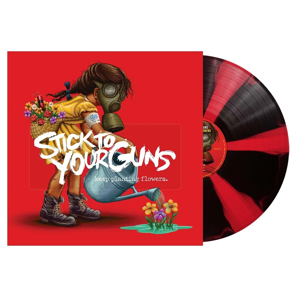 Stick To Your Guns - Keep Planting Flowers Cornetto Black & Red Vinyl Edition