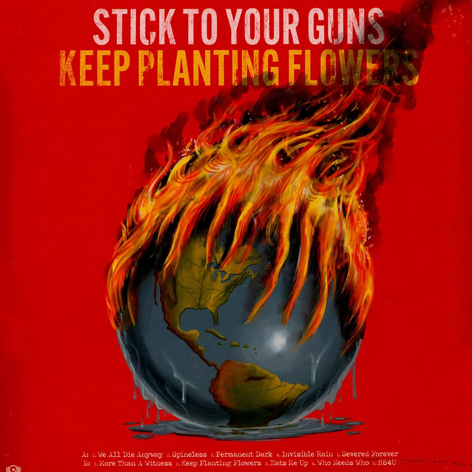 Stick To Your Guns - Keep Planting Flowers Cornetto Black & Red Vinyl Edition