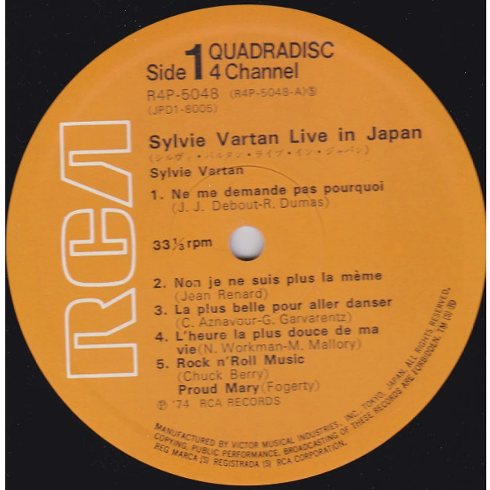 Sylvie Vartan - Live In Japan