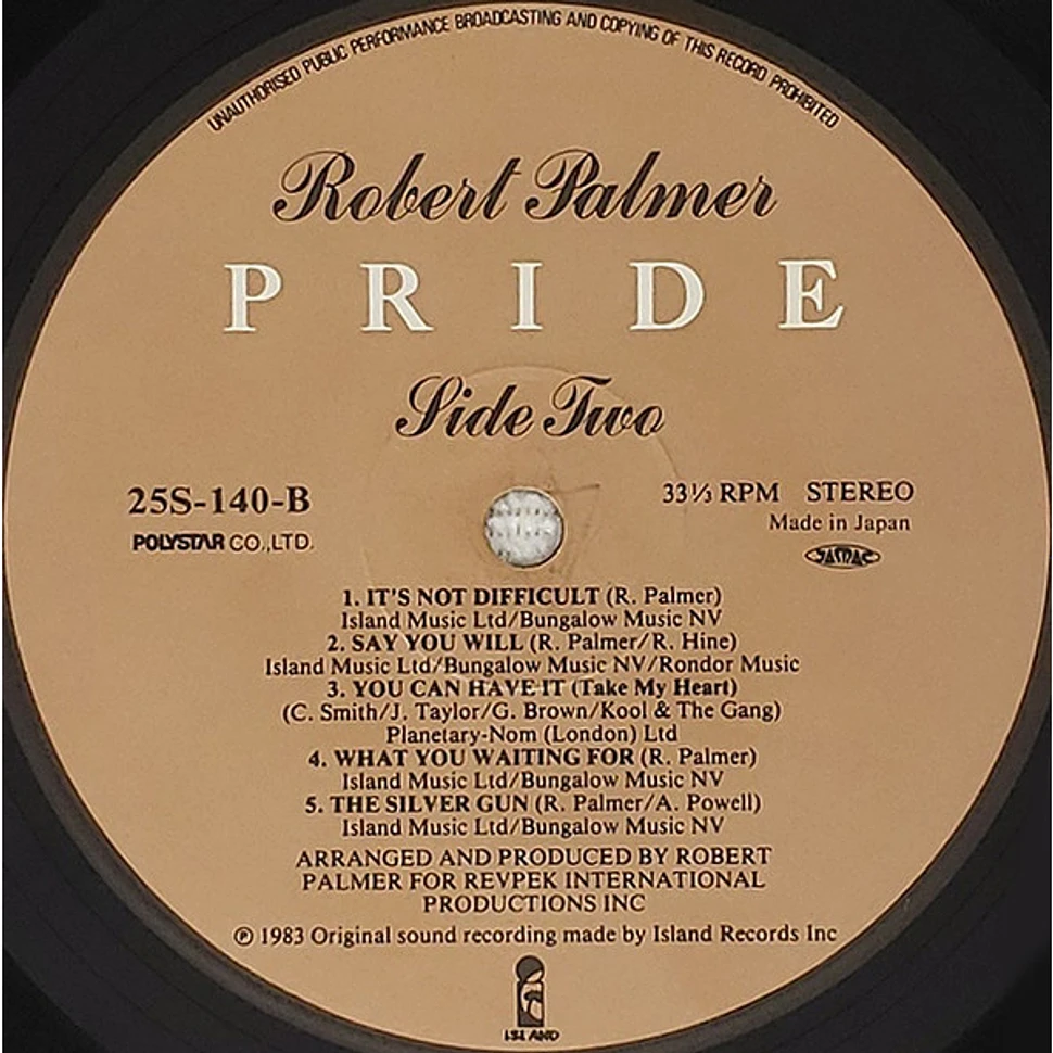 Robert Palmer - Pride