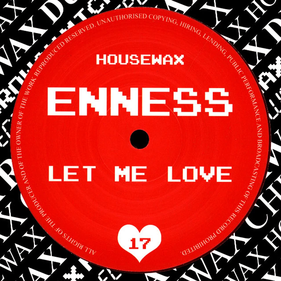 Ennes - Let Me Love Clear Red Vinyl Edtion