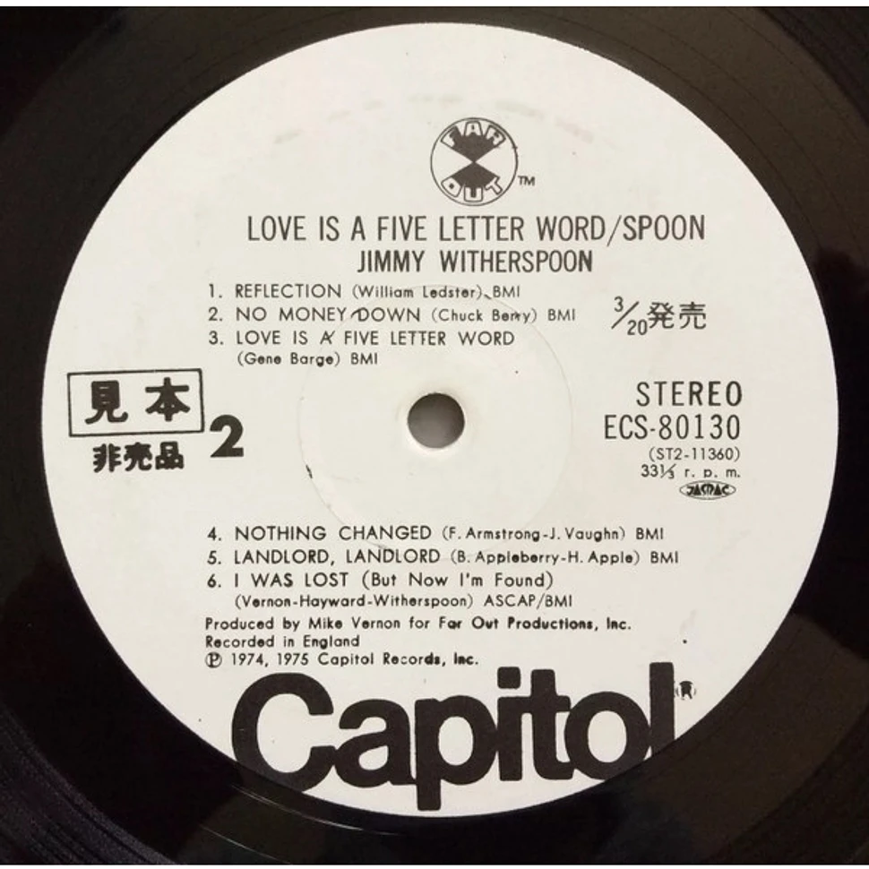 Jimmy Witherspoon - Love Is A Five Letter Word