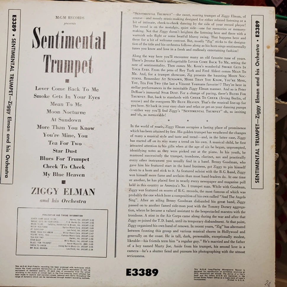 Ziggy Elman & His Orchestra - Sentimental Trumpet