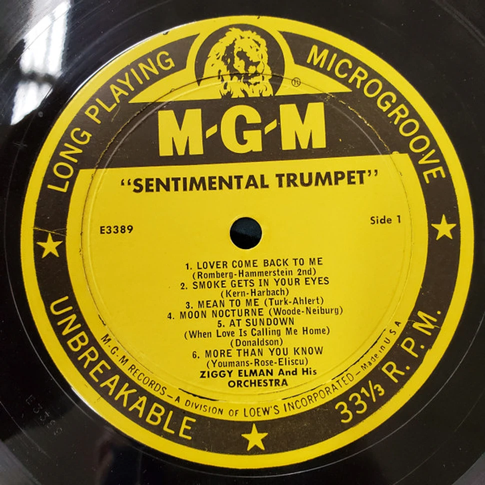 Ziggy Elman & His Orchestra - Sentimental Trumpet