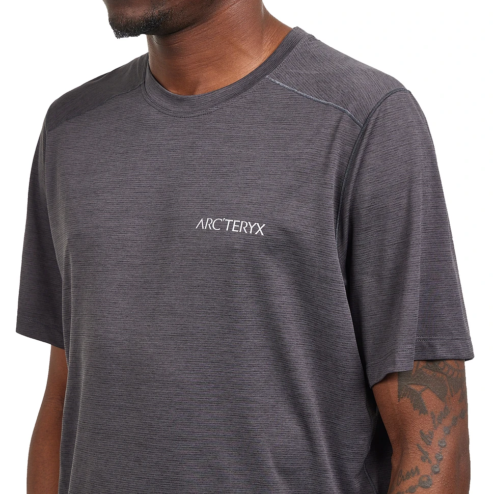 Arc'teryx - Cormac Arc'bird Logo SS (Black Heather) | HHV