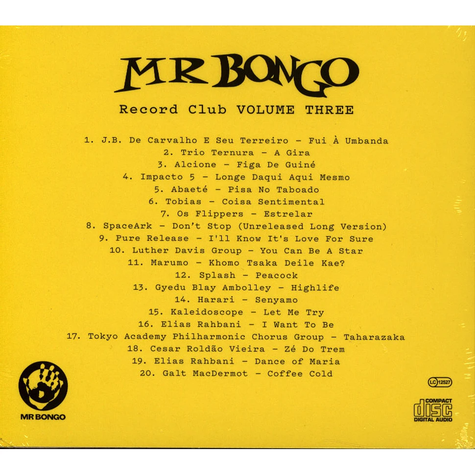 V.A. - Mr Bongo Record Club Volume 3