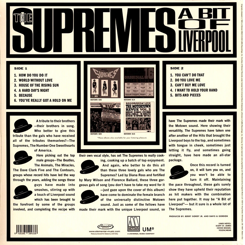 Supremes - Bit Of Liverpool Mono Edition