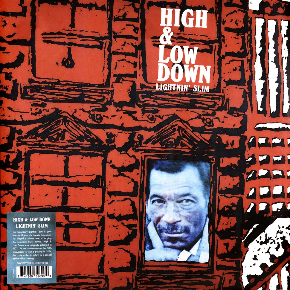 Lightnin' Slim - High & Low Down Blue / Grey Smokey Vinyl Edition