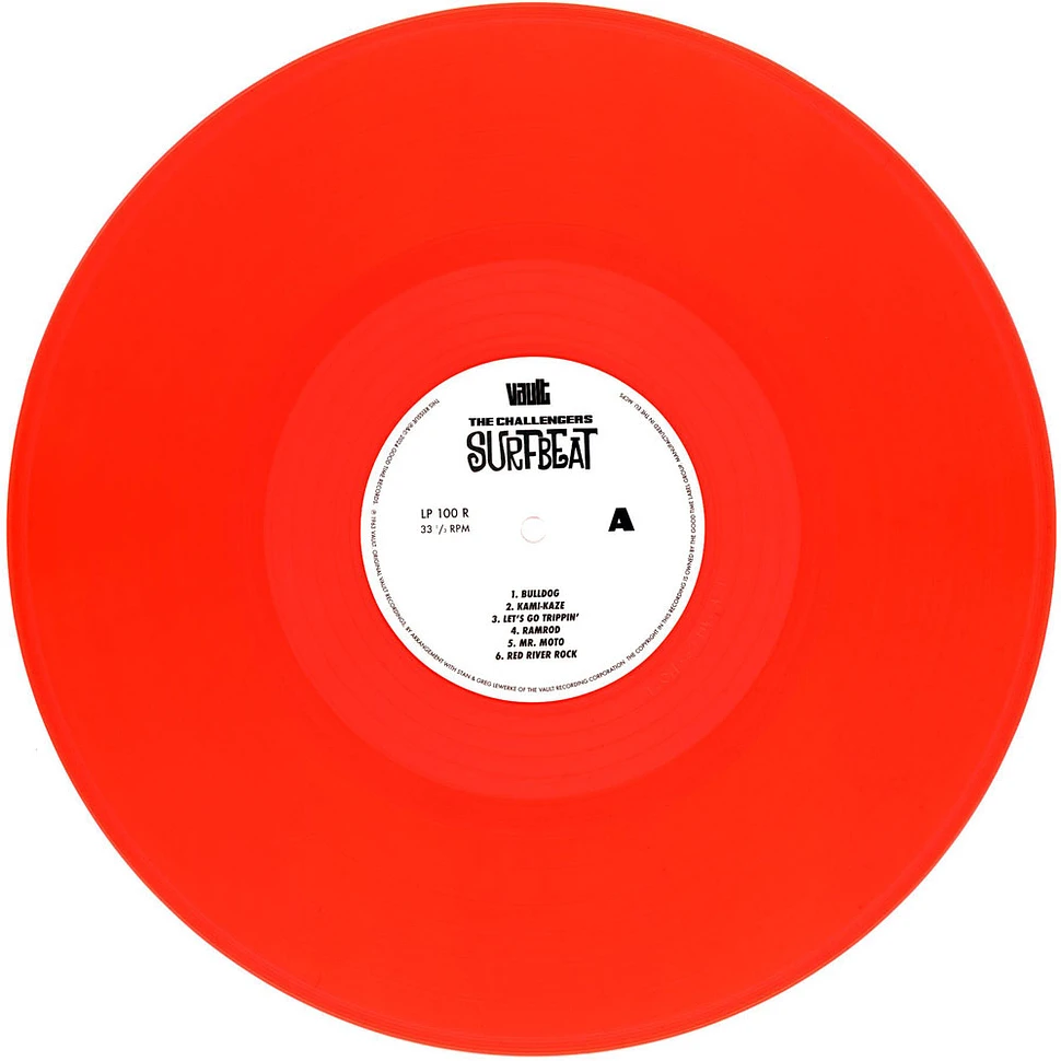 Challengers - Surfbeat Clear Orange Vinyl Edition