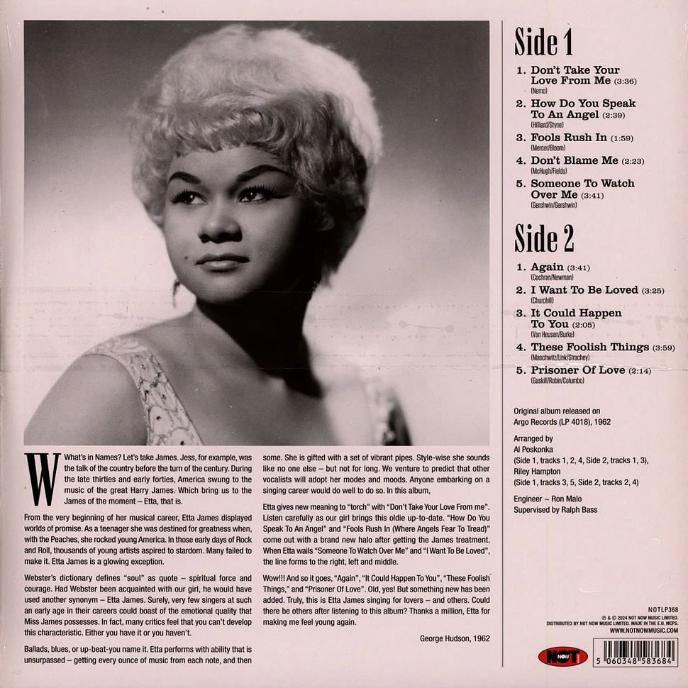 Etta James - Sings For Lovers