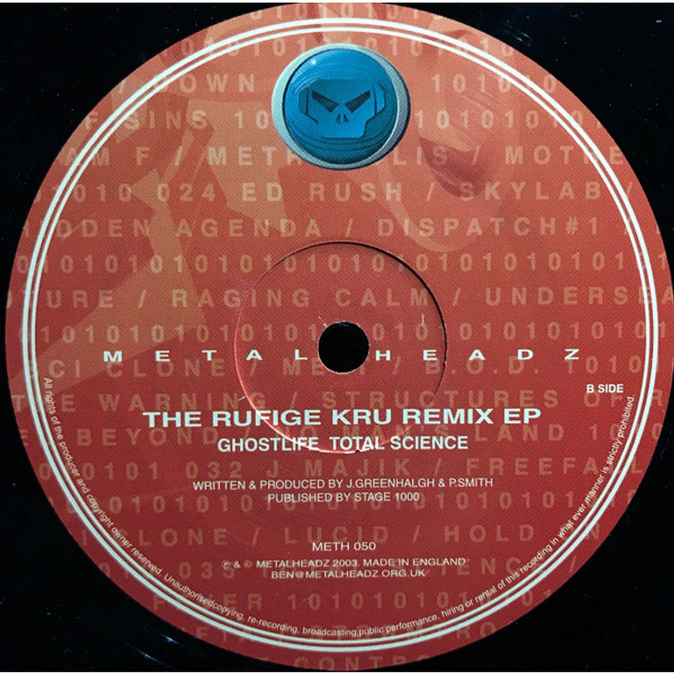 Rufige Kru / Total Science - The Rufige Kru Remix EP