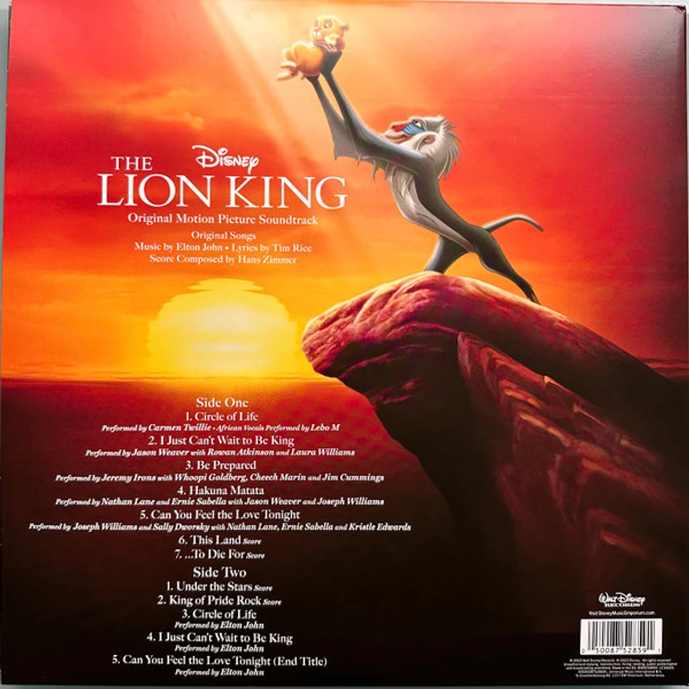 Elton John, Tim Rice, Hans Zimmer - OST The Lion King