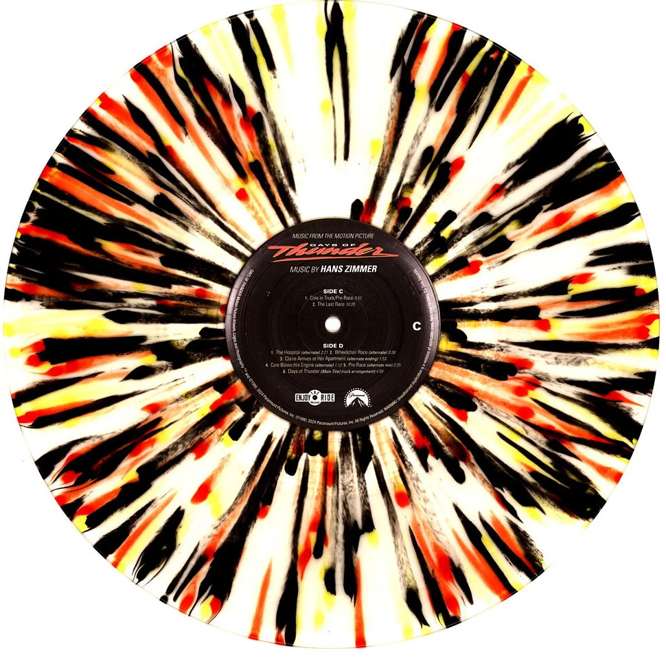 Hans Zimmer - OST Days Of Thunder Splatter Vinyl Edition