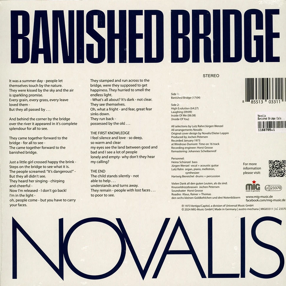 Novalis - Banished Bridge Coloured Vinyl Edition