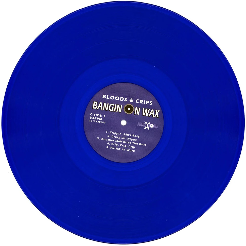 Bloods & Crips - Bangin On Wax Red & Blue Vinyl Black Friday Record Store Day 2024 Edition