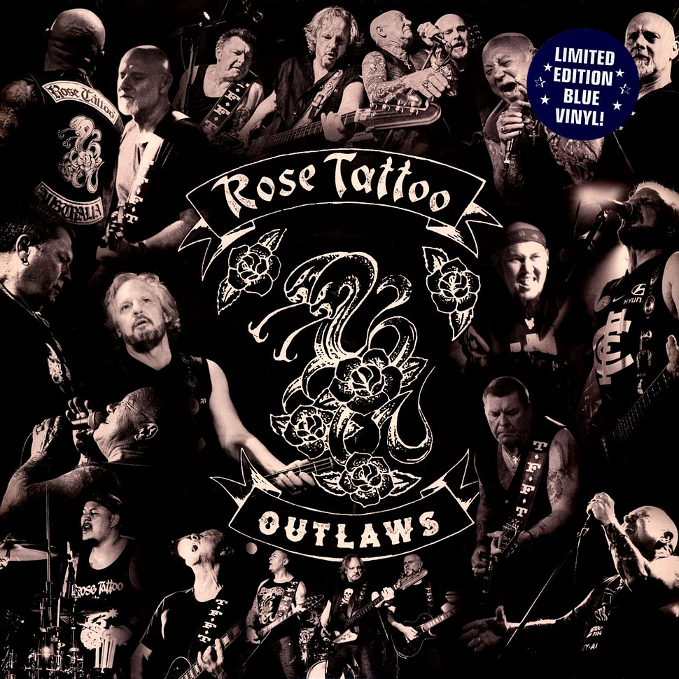 Rose Tattoo - Outlaws Blue Vinyl Edition