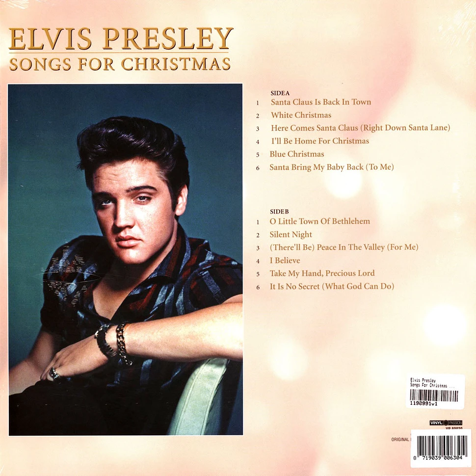 Elvis Presley - Songs For Christmas Snowy White Vinyl Edition