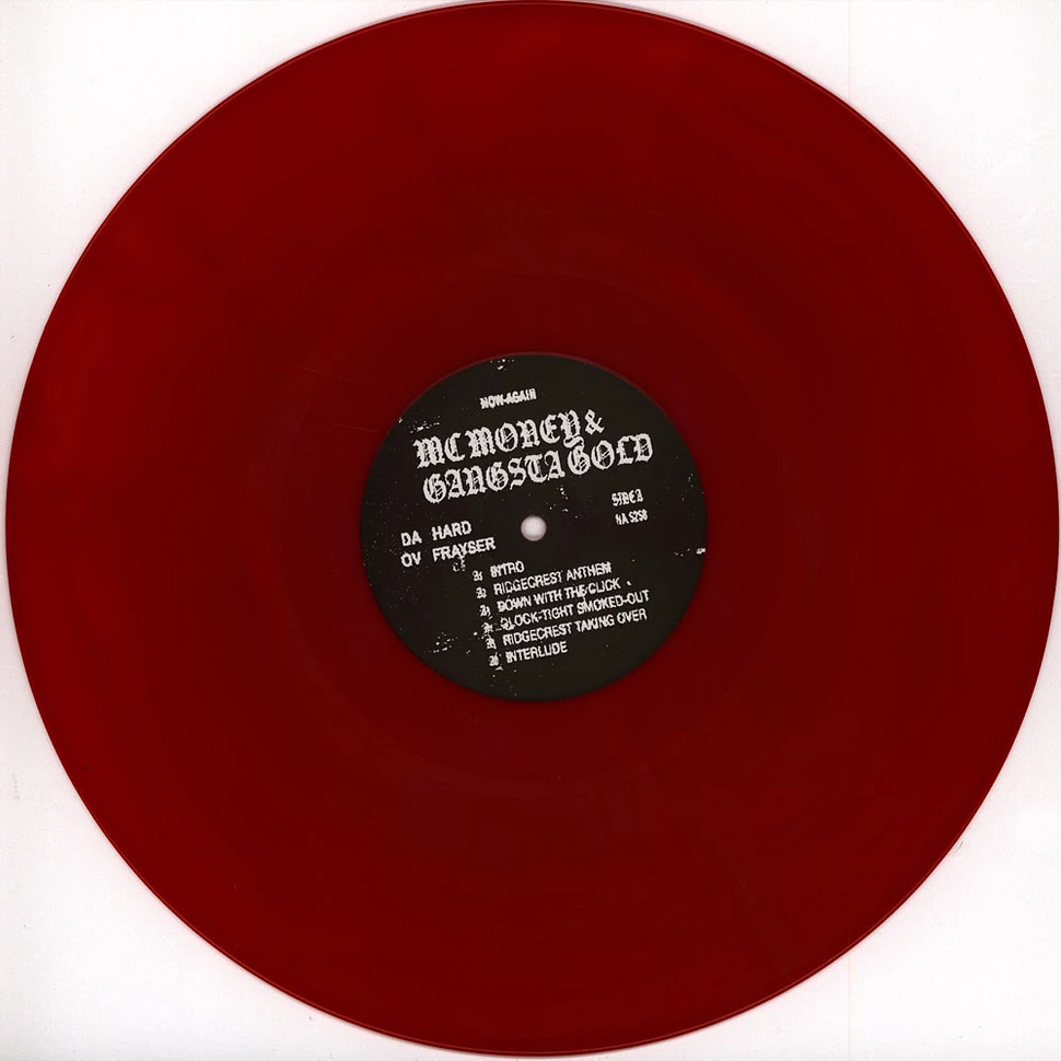 MC Money & Gangsta Gold - Da Hard Ov Frayser Galaxy Ruby Colored Vinyl Edition