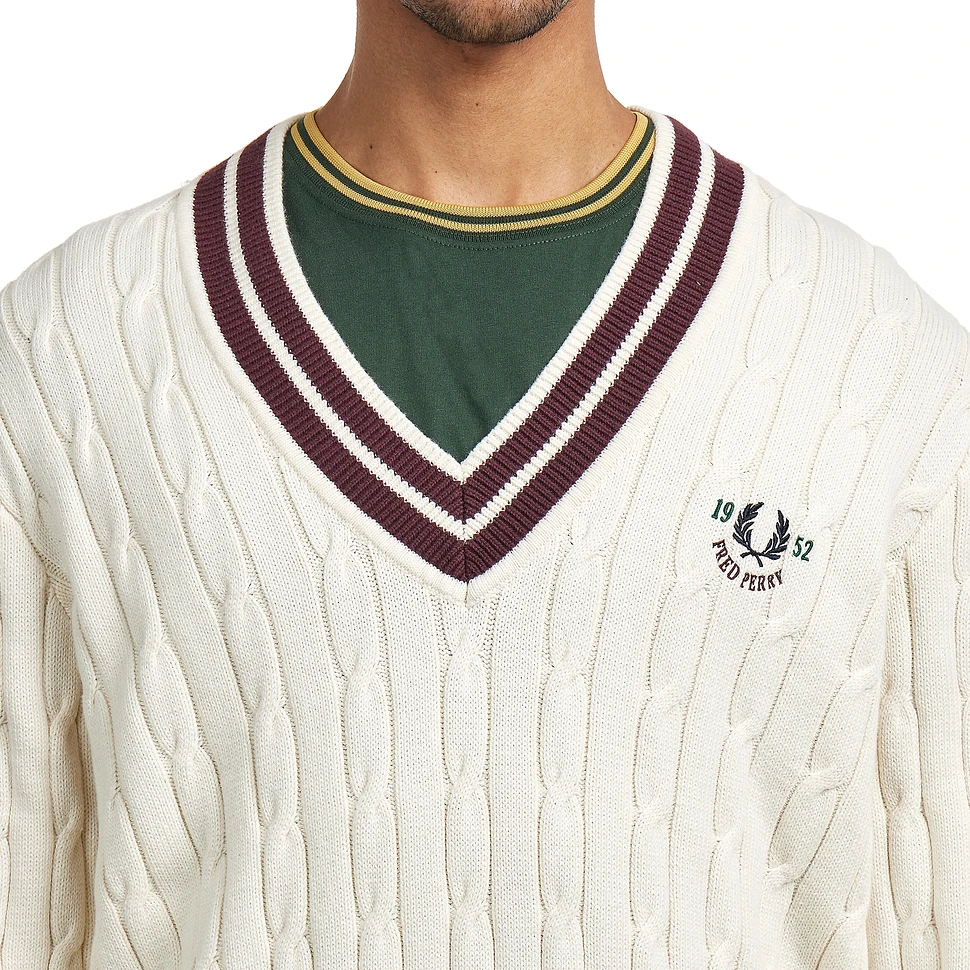 Fred Perry - Cable Knit Tennis Jumper