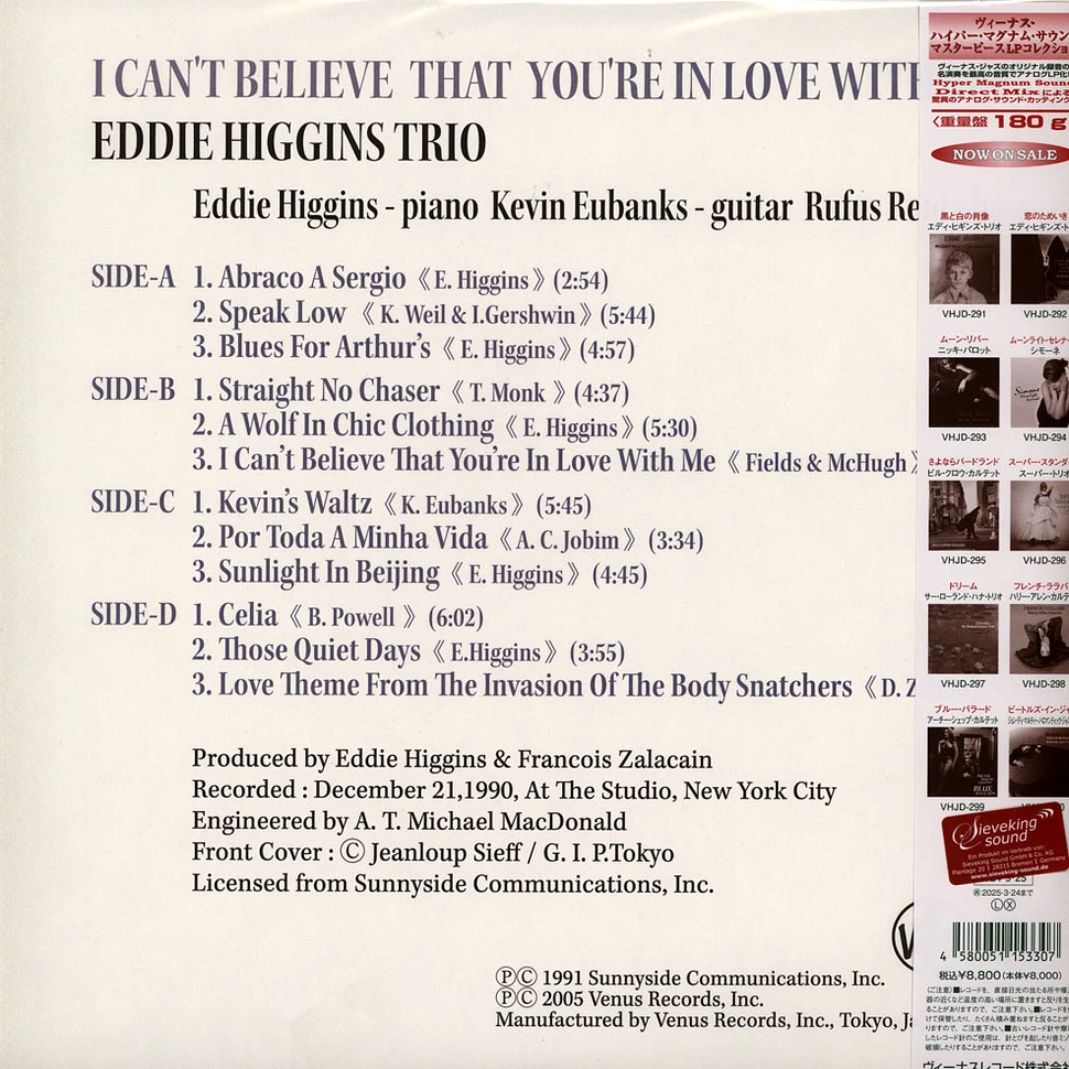 Eddie Higgins Trio - I Can't Belive That You're In Love With Me