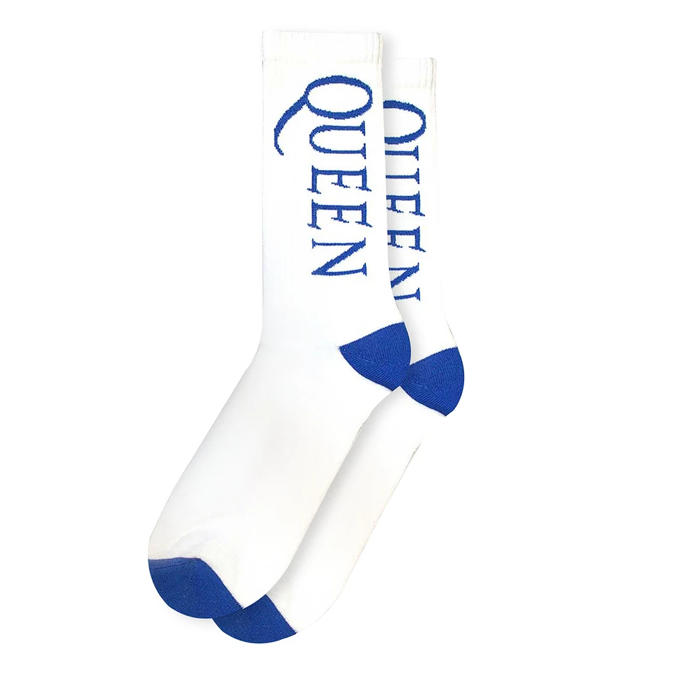 Queen - Blue Logo Terry Socks