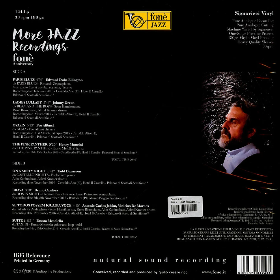 Scott V.A. - Fonã© 35th Anniversary-More Jazz Natural Sound