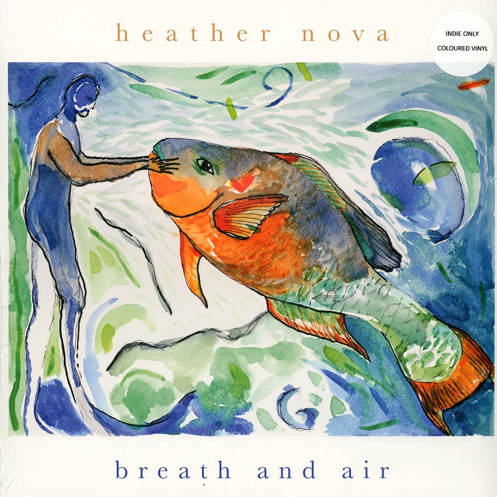 Heather Nova - Breath And Air Indie Exclusive Solid Orange Vinyl Edition