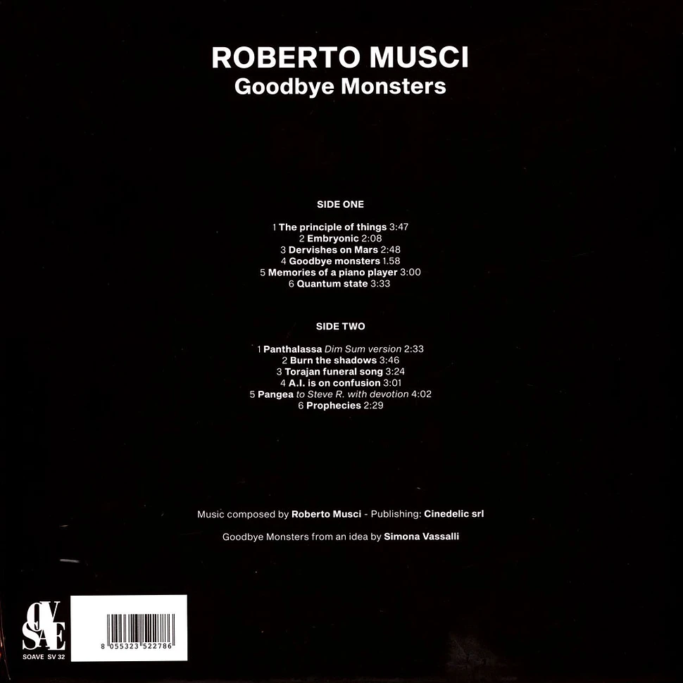 Roberto Musci - Goodbye Monsters White Vinyl Edition