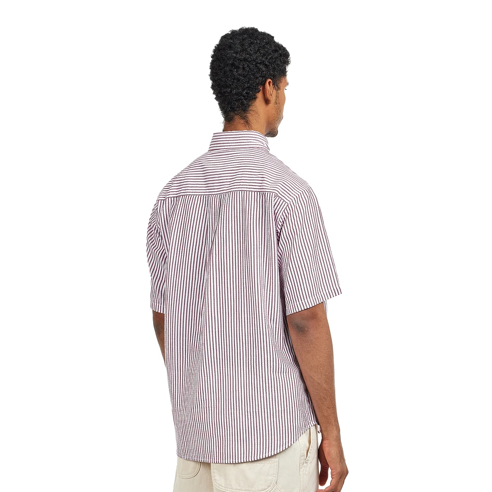 Carhartt WIP - S/S Phelps Shirt (Phelps Stripe / Mulberry) | HHV