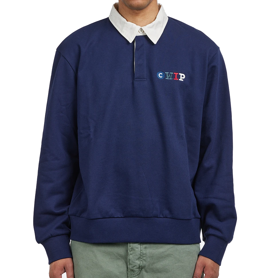 Carhartt WIP - Flags Rugby Sweat (Space) | HHV