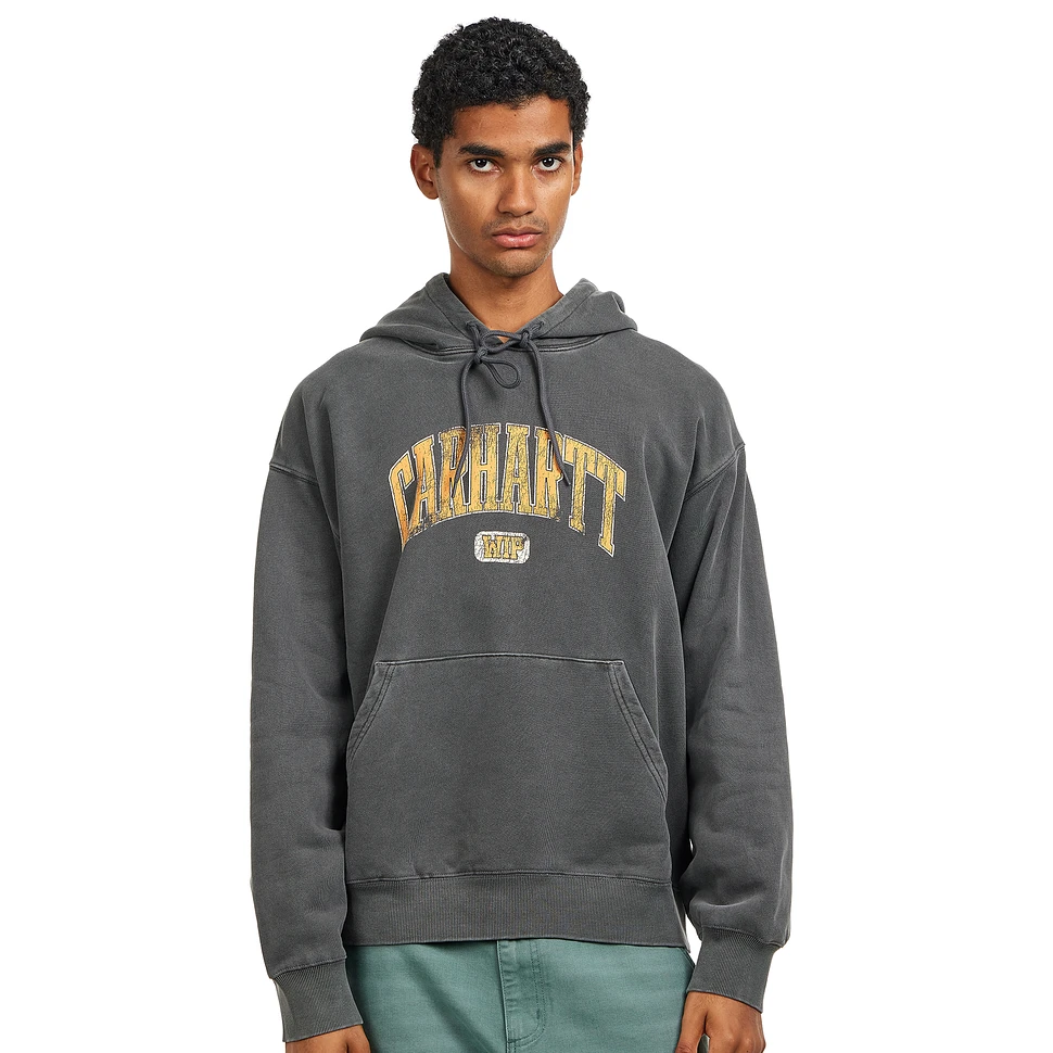 [CARHARTTWIP] HOODED LIBRARY SWEATSHIRT ★大人気★ Carhartt WIP - Hooded Library Sweatshirt - Black (Garment