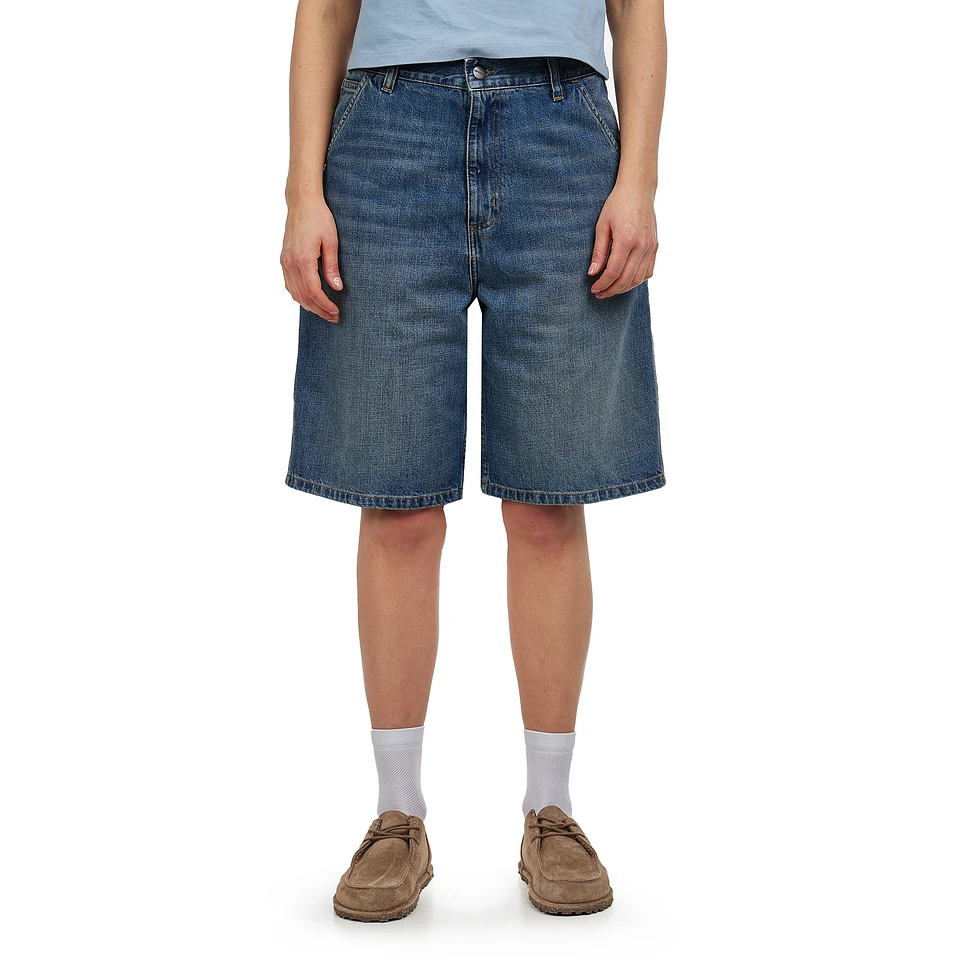 Carhartt WIP - W' Brandon Single Knee Short "Camano" Denim, 12 oz