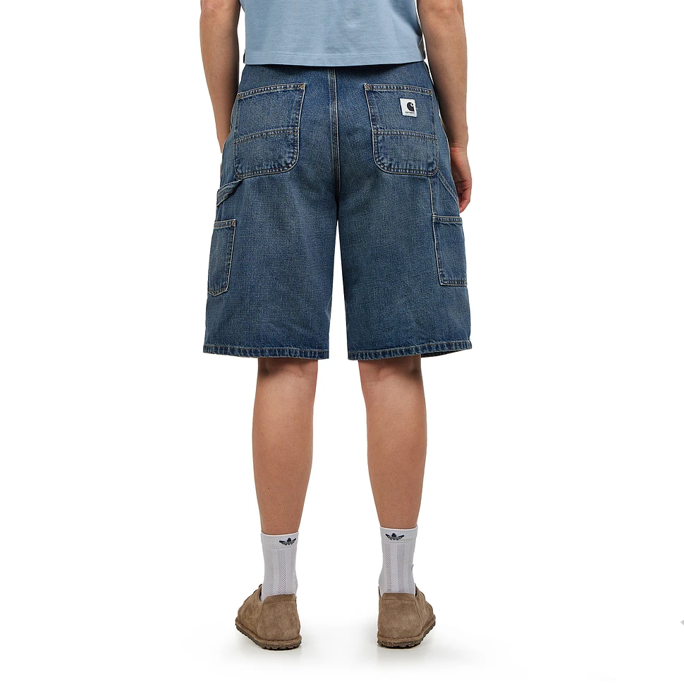 Carhartt WIP - W' Brandon Single Knee Short "Camano" Denim, 12 oz