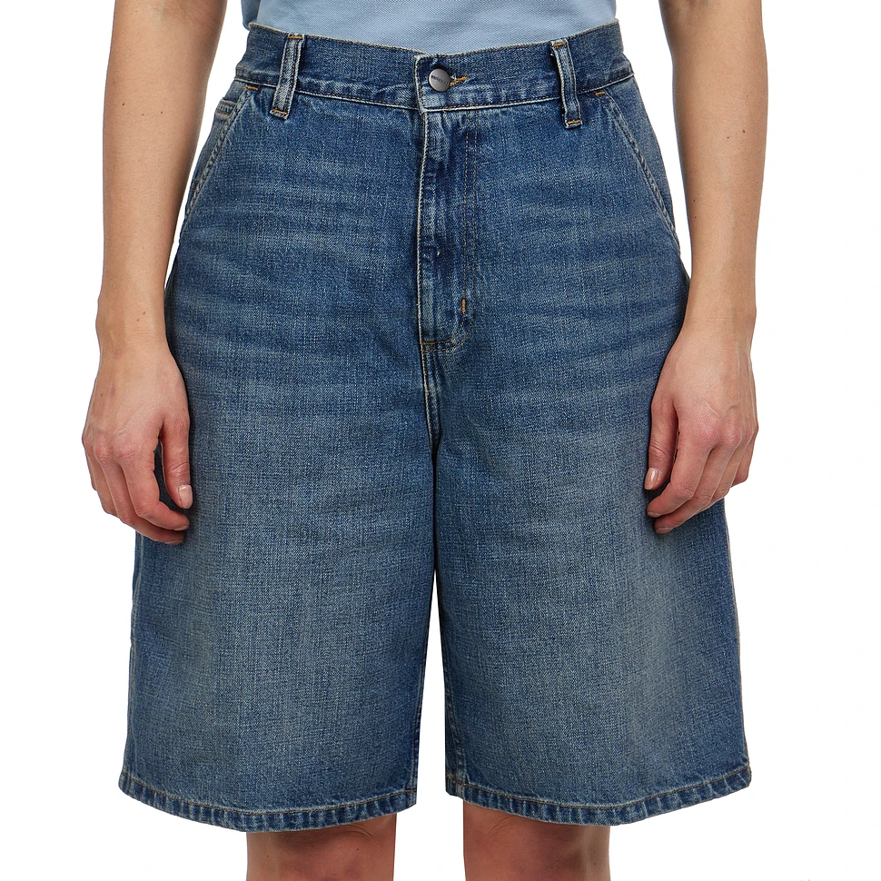 Carhartt WIP - W' Brandon Single Knee Short "Camano" Denim, 12 oz