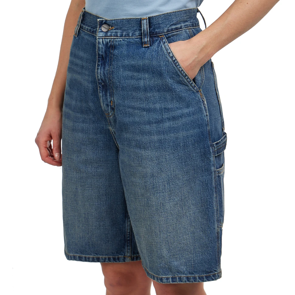 Carhartt WIP - W' Brandon Single Knee Short "Camano" Denim, 12 oz