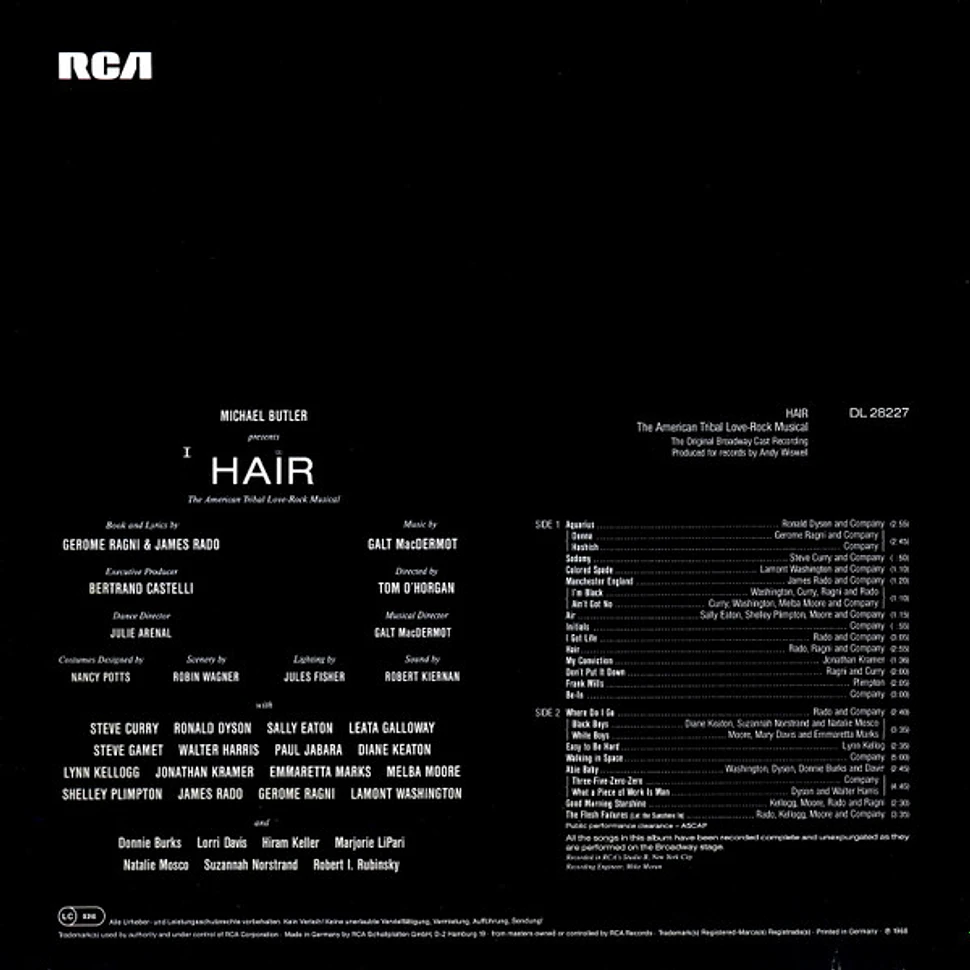 V.A. - Ultralan-Crinale Hair - The American Tribal Love-Rock Musical (The Original Broadway Cast Recording)