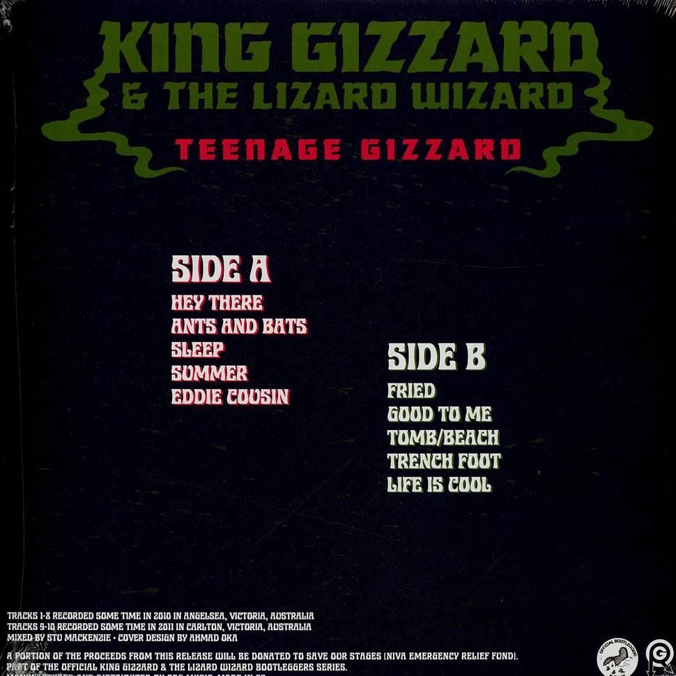 King Gizzard & The Lizard Wizard - Teenage Gizzard Blue Eco Mix Vinyl Edition