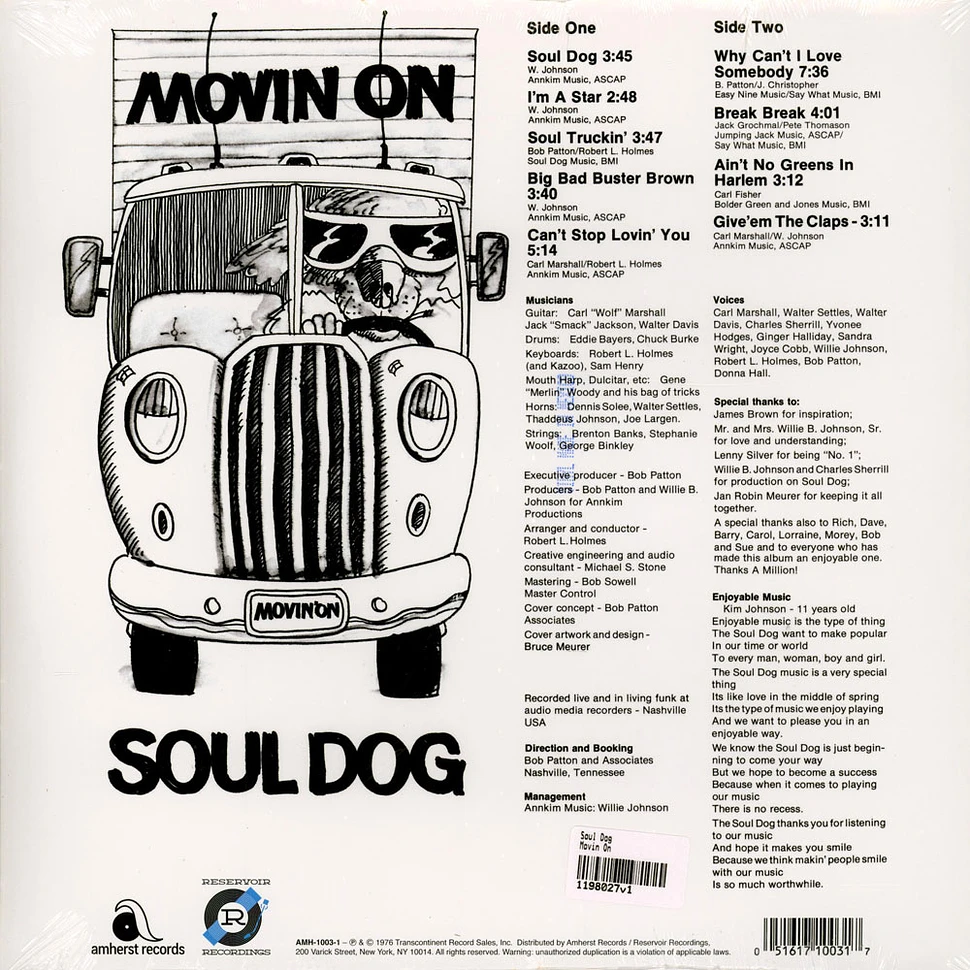 Soul Dog - Movin On