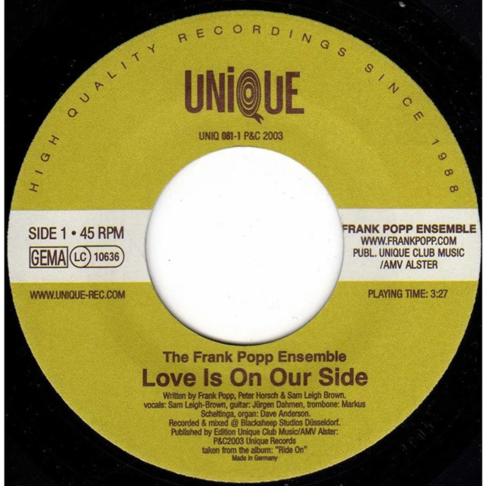 The Frank Popp Ensemble - Love Is On Our Side / Mullet King