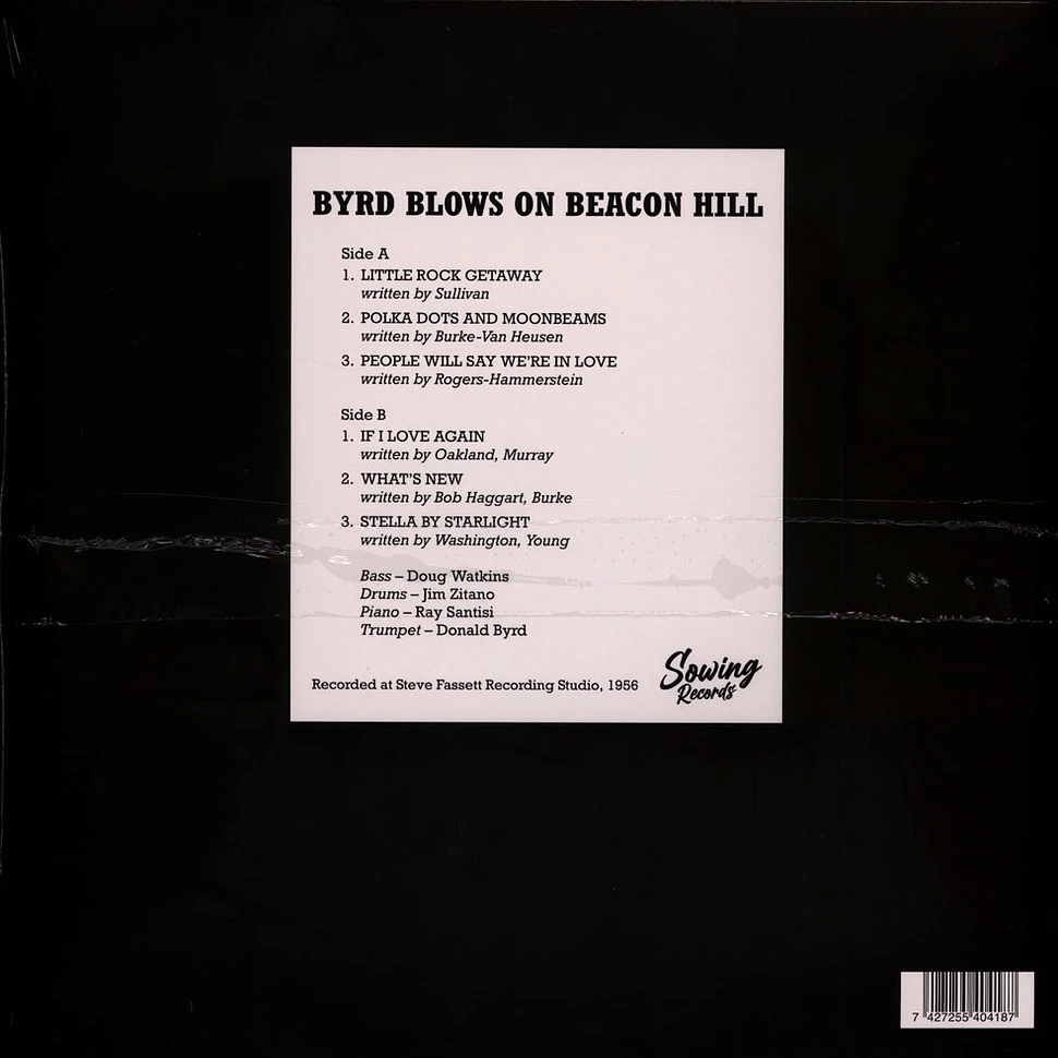 Donald Byrd - Byrd Blows On Beacon Hill Clear Vinyl Edtion