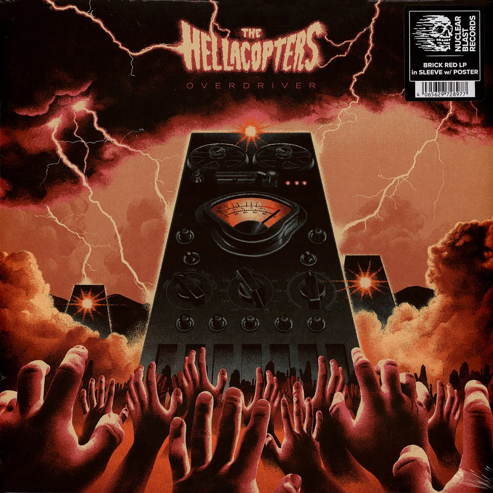 The Hellacopters - Overdriver Brick Red Vinyl + Poster Edition