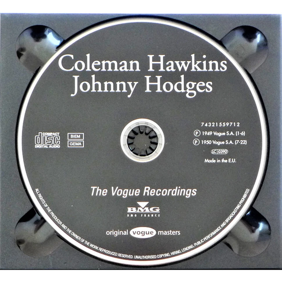 Johnny Hodges / Coleman Hawkins - The Vogue Recordings