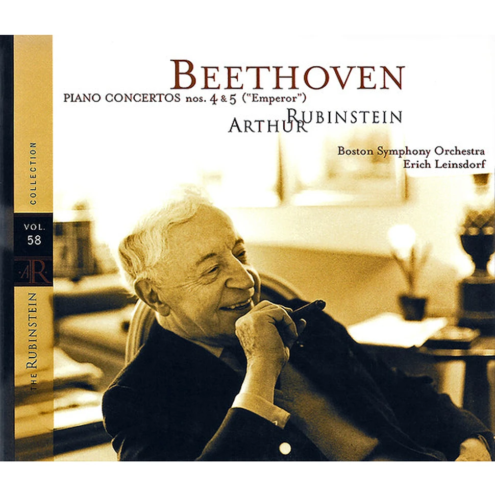 Ludwig van Beethoven - Arthur Rubinstein, Boston Symphony Orchestra , Conductor Erich Leinsdorf - Piano Concertos Nos. 4 & 5