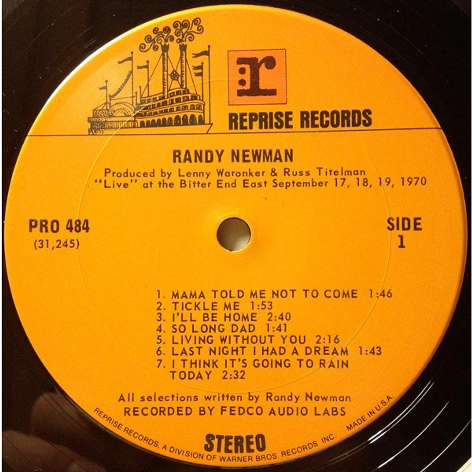 Randy Newman - Live